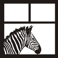 Zebra - 12 x 12 Scrapbook OL