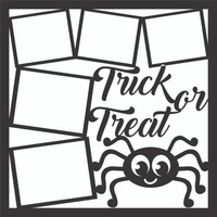 Trick or Treat 2 Pg 1 - 12 x 12 Scrapbook OL