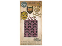 Sizzix Thinlits Embossing folder and 4 dies - Tim Holtz