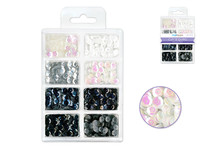 Craft Medley -  Sequins - Classic Black & White