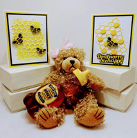 Want2scrap "BEE HAPPY" Card Kit - Designed by Terre Fry