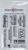 Want2scrap - Get Well Stamp Set