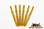 RCSS AE SR10M Dirt Oval Racer SMOOTH 3.5mm SMOOTH Titanium Turnbuckle Set Gold