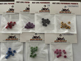 M3 Flanged nuts- 10 pack-  7 Colors