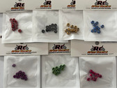 M3 nuts- 10 pack- 7 Colors No Flange