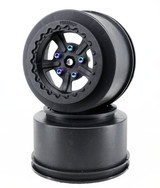 DRC 2 piece wheels with Rc Speed Secrets titanium tapered head screws.
