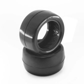 Hot Race- Pair of 1/10 Tires Slick 4wd/2wd Rear