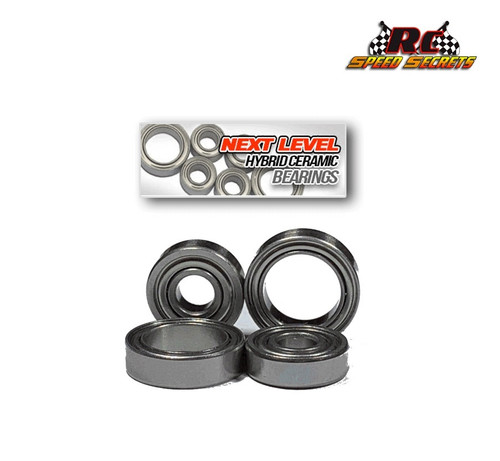 Rear Hub Bearings for the Team Associated B6.2. Set includes 4 pcs 2 inner and 2 outer b6.2 rear hub bearings