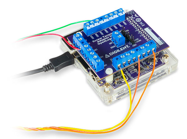 OpenLogger with the Screw Terminal Adapter