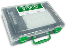 Product image of the closed Analog Discovery Studio Case. Please note: Analog Discovery Studio and accessories are not included. 