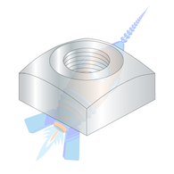 1/4-20 Regular Square Nut Zinc