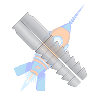 1/2 Short Lag Screw Shield Zinc Die Cast
