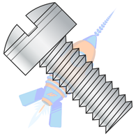 10-32 x 1 MS35266 Military Drilled Slotted Fillister MS Screw Fine Thread