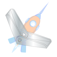 1/2-13 Toggle Wing Zinc