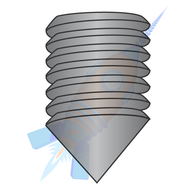 5/16-18 x 3/8 Coarse Thread Socket Set Screw Cone Point Plain
