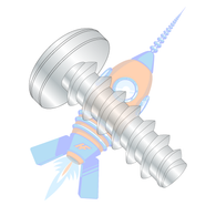 1/4-10 x 1-1/2 Phillips Pan Plastite Alternative 48-2 Fully Threaded Zinc