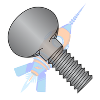 1/4-20 x 1 Thumb Screw Fully Thread Black Oxide