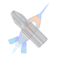 1 x 1 x 1/4 Pozidriv(R) Equivalent Insert Bit