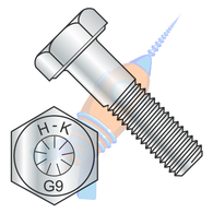 1/2-13 x 1-1/4 Coarse Thread Hex Cap Screw Grade 9 DFAR EcoGuard Gray/Silver 1000 Hr Corrosion