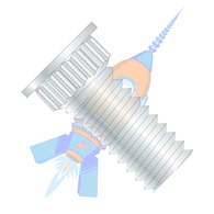 8-32 x 3/8 Broaching Type Clinch Stud F/T Phosphor Bronze Electro Tin Plate