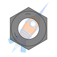 1/2-13 Coarse Thread Finished Hex Nut Grade 5 Galvanized