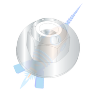 1/2-13 Nylon Insert Flange Stop Hex Lock Nut Zinc