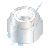 1-1/2-6 NE Nylon Insert Hex Lock Nut Zinc