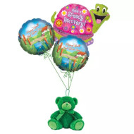 Balloon Bouquet - Get Well Turtle