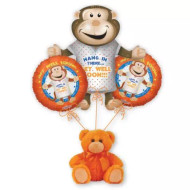 Wholesale Balloon Bouquet - Get Well Monkey