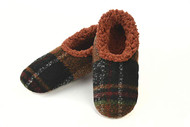 Snoozie's!  Men plaid slippers, colors vary
