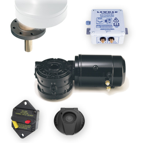 Lewmar 480443002 44ST Electric Winch Conversion Kit with ELS Control