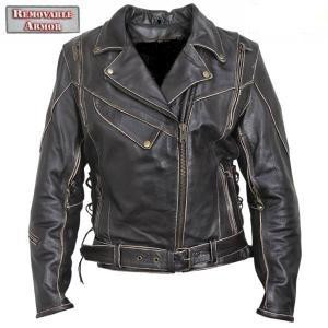 womens leather motorcycle jacket with armor
