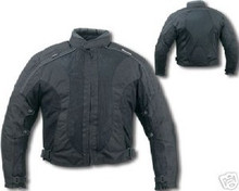 Mens Mesh Duratex 600D Armored Motorcycle biker Jacket w/Waterproof & Insulated Z/O Linings CLOSEOUT sizes 48,50,52