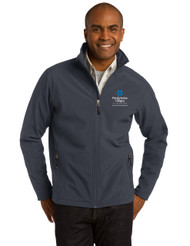 Soft Shell Jacket Battleship Grey Front