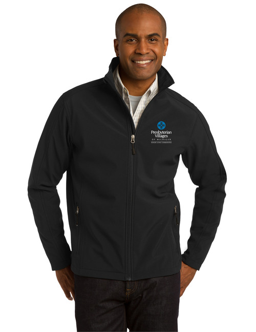 Soft Shell Jacket Black Front