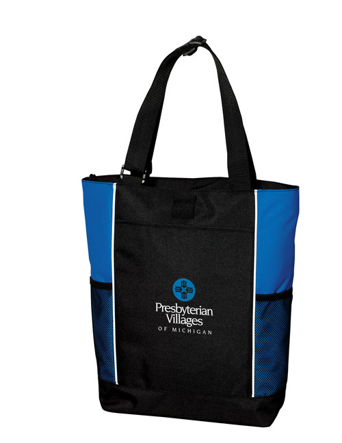Black/Royal Blue Tote