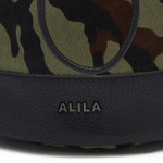 FRANKIE CAMOUFLAGE PONYHAIR BUCKET BAG