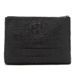 JULIO CROC-EFFECT LEATHER CLUTCH (SOLD OUT)