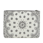 BRONX BANDANA PRINT CLUTCH (WHITE)