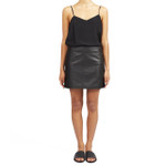 HARPER LEATHER MINI SKIRT