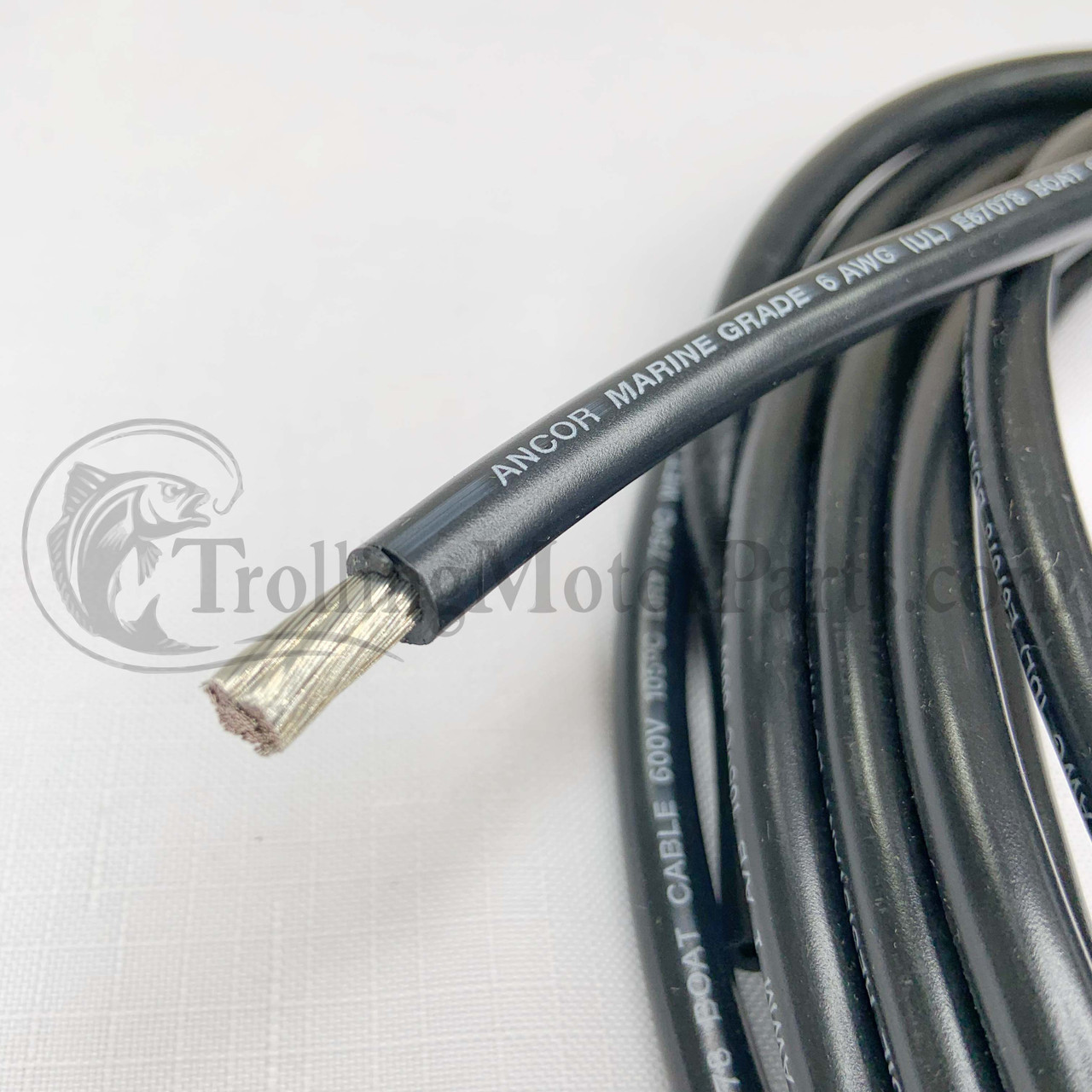 Trolling Motor Power Wire (6AWG) (Black) (per ft.)