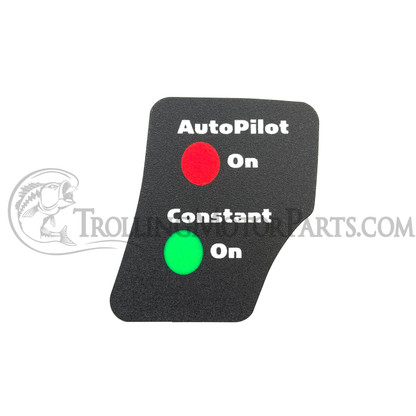 Minn Kota Terrova Foot Pedal Light Indicator Decal (Non-Bluetooth) - 2325660