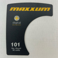 Minn Kota Maxxum 101 Decal (Foot Control) - 2275606