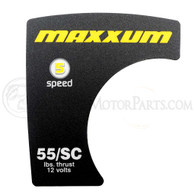 Minn Kota Maxxum 55/SC Decal (Foot Control)