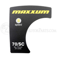 Minn Kota Maxxum 70/SC Decal (Foot Control)