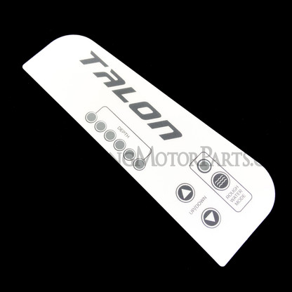 Minn Kota Talon Control Panel Decal (Old Style) - 2375560