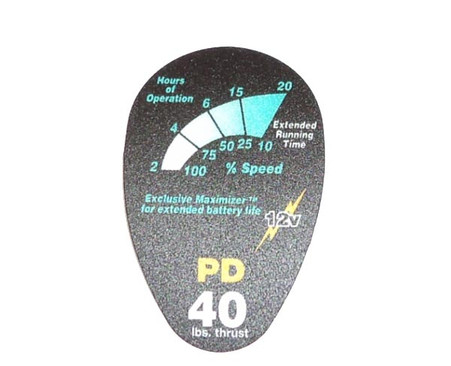 Minn Kota PowerDrive PD 40 Decal - 2315662