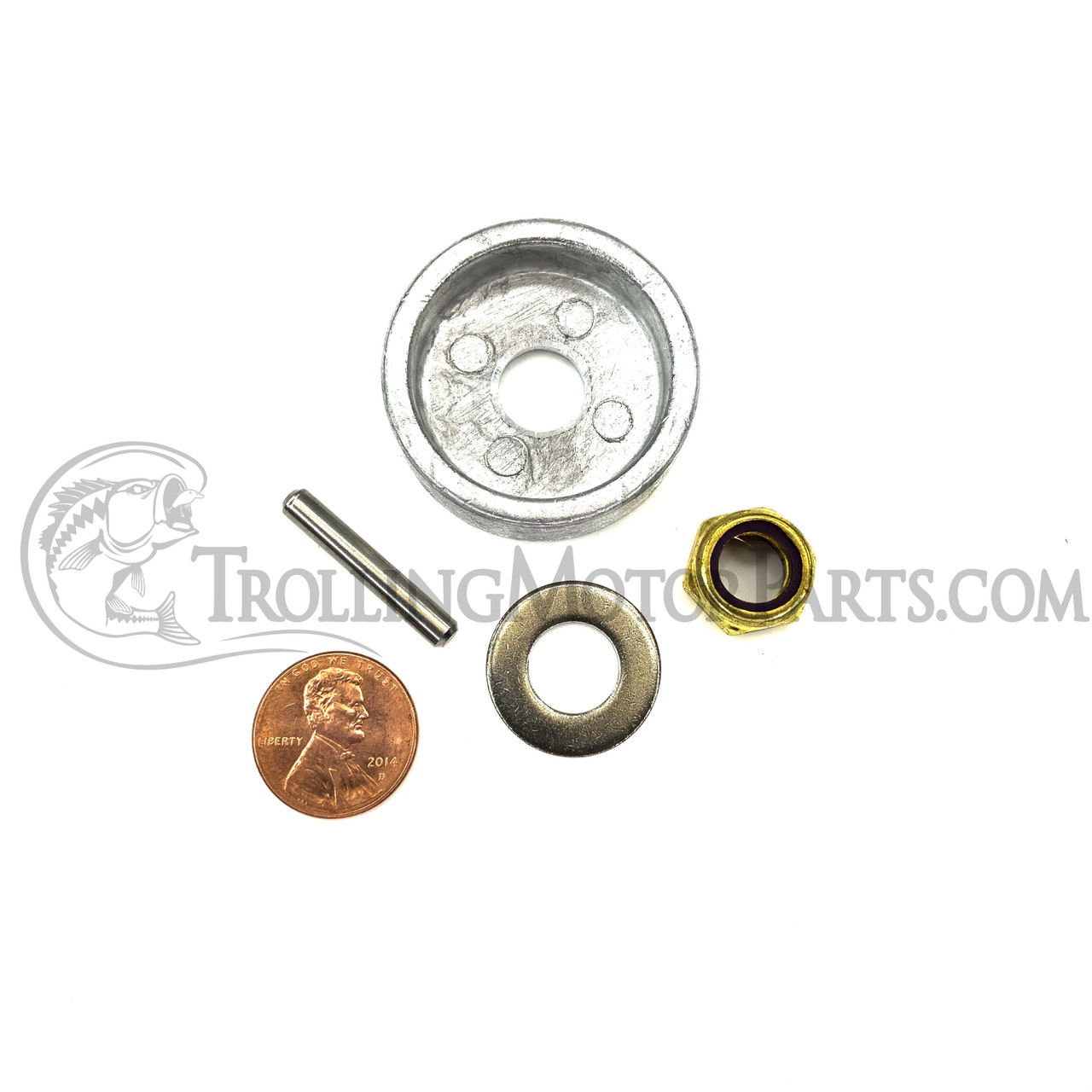 Motor Guide Saltwater Anode Prop Nut Kit