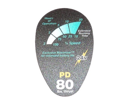 Minn Kota PowerDrive PD 80 Decal - 2315672