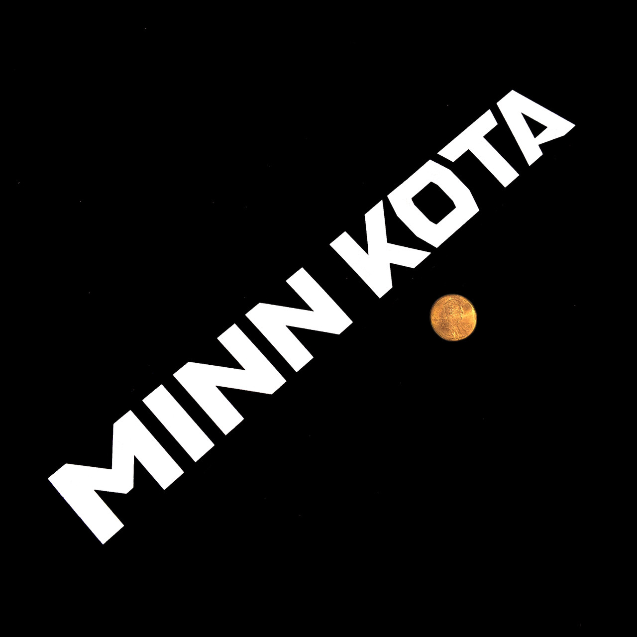 Minn Kota Raptor Decal (White) - 2355640